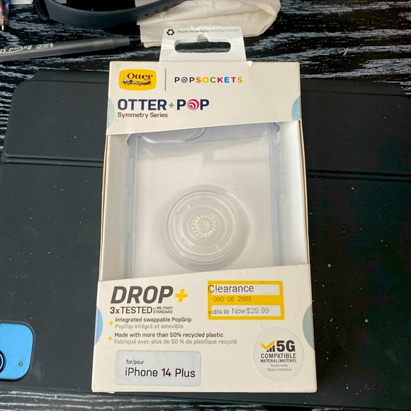 OtterBox- Symmetry Series + Pop IPHONE 14 ProMax- New Factory Package-MagSafe - Picture 1 of 8